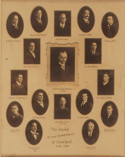 The Council of the Municipality of Liverpool, 1926-1928