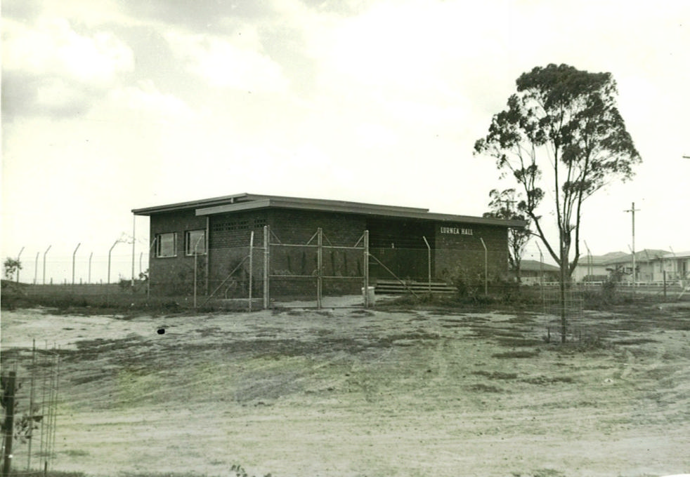 Lurnea Community Hall, March 1966 side view