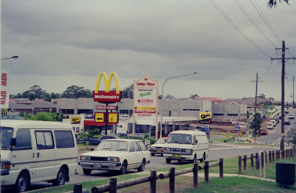 Wilson Road looking south, Green Valley, 1997